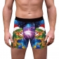 2022 New Christmas men's underwear Christmas Carnival Creative Printed Pattern Men's Flat Grace Pants Wholesale