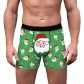 2022 New Christmas men's underwear Christmas Carnival Creative Printed Pattern Men's Flat Grace Pants Wholesale