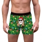 2022 New Christmas men's underwear Christmas Carnival Creative Printed Pattern Men's Flat Grace Pants Wholesale