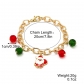 2022 new European and American explosive Christmas necklace soft pottery Christmas jewelry necklace Mizhu Christmas necklace