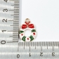 Santa Claus Christmas Tree Snowman Elk Set Following Earrings Bracelet DIY Jewelry Accessories