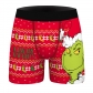 Christmas villain digital printing comfortable and breathable men's panties foreign trade elastic slim -fitting trousers