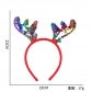 Christmas hair hoop elm horn pentagonal head hoop Christmas decoration children's head jewelry head buckle party decoration supplies