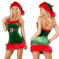 New Christmas clothing green Christmas clothing long hair quality adult Christmas skirt uniform temptation