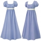 Halloween New Bridon Retro Mailing Dress High -waisted Dance Skirt Victorian Tea Dress