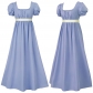 Halloween New Bridon Retro Mailing Dress High -waisted Dance Skirt Victorian Tea Dress