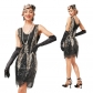 1920 retro sequin dress skirt nails, spoiler dresses, high -end banquet short banquet short small dress