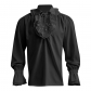 2023 New Europe and America men's pleated shirt medieval clothing steampunk Victoria jacket inside match