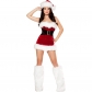 European and American ladies Christmas stage performance clothing DS lead dance sexy Christmas suit with foot set