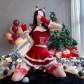 New Christmas sweet lace sexy camisole dress women's sweet hot girl atmosphere sexy short skirt