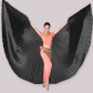 Adult 360 -degree belly dance gold -winged and silver -winged belly dance wings Indian dance wings performance dance wings