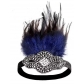 New makeup ball hair band ladies inlaid diamond feather hair band Indian wind headwear fabric pine tight headband