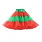 Three-stage maid lolita mesh skirt support boneless crystal yarn support skirt colorful petticoat ball tutu skirt