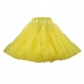 Three-stage maid lolita mesh skirt support boneless crystal yarn support skirt colorful petticoat ball tutu skirt