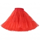 Three-stage maid lolita mesh skirt support boneless crystal yarn support skirt colorful petticoat ball tutu skirt