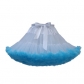 Adult tutu skirt mesh short skirt two-color mix dance skirt boneless soft girl cosplay two-color skirt support