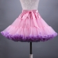 Adult tutu skirt mesh short skirt two-color mix dance skirt boneless soft girl cosplay two-color skirt support