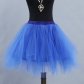 Two-color mesh skirt, tulle skirt, short tutu skirt, adult stage performance skirt