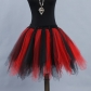 Two-color mesh skirt, tulle skirt, short tutu skirt, adult stage performance skirt