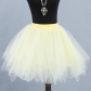 Two-color mesh skirt, tulle skirt, short tutu skirt, adult stage performance skirt