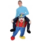 Hot selling magic pants animal back man funny performance costume prosthetic leg back man pants