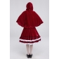 2022 New Halloween Little Red Riding Hood costume cosplay party nightclub dance queen costume Christmas costume