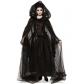 Halloween Grim Reaper Hell Goddess Witch Demon Vampire Uniform Long Dress Black Dress Prom Party