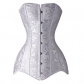 European and American sexy women's spring and autumn bottoming corsets sexy lace lace tights 14 steel corsets