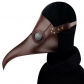 Steampunk PU leather plague long beak mask Halloween props gift