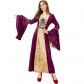 Halloween costume three-color optional European court robe velvet retro style big trumpet sleeve Victorian dress