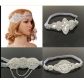 Luxury rhinestone forehead headband 1920s hair accessories prom party dinner ladies bridal headdress retro headband