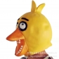 Latex chick mask Halloween strange headhole