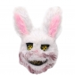 Halloween party, bear rabbit mask plush cosplay rabbit man mask performance prop