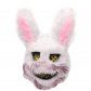 Halloween party, bear rabbit mask plush cosplay rabbit man mask performance prop