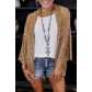 Explosion in Europe and the United States 2023 Autumn New Women's Sequenant Slim Loose Loose Top Solid Color Jacket