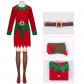New Middle Ages Christmas Party Theme Christmas Clothing 2023 Christmas Skirt COS Stage Performance Service