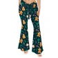2023 Christmas casual pants flared pants yoga Latin dance digital printing leggings cute outer wearing trousers female