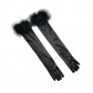 Halloween makeup party 1920s elastic elbow gloves long satin opera stage glove cuff feather gloves