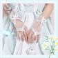 Lolita Lolita lace gloves female bow lace Lo Niang tea will be matched with beaded high -level hand sleeves