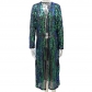 2023 new sequins dress long sequins Sexy sequin embroidery see -through cardigan