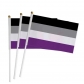 14*21cm hand shake Rainbow flag spot No. 8 homosexual flag LGBT triangle rainbow flag