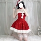 New Christmas clothing Christmas dressing adult Christmas clothes tube top Christmas clothing set