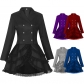 Christmas Gothic female jacket big size short lace while performing stage uniform ​