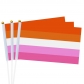 14*21cm hand shake Rainbow flag spot No. 8 homosexual flag LGBT triangle rainbow flag