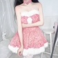 New Christmas clothing Christmas dressing adult Christmas clothes tube top Christmas clothing set