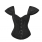 Jiehua Short Sleeve Dance Dance Underwear Wearing Bouder Top CORSET Palace Palace Benefits Tight -up Corset