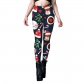 2023 New Christmas clothing Snow Digital Printing Bottom Pants Female Fet Foot Tight Yoga Pants Female