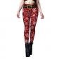 2023 New Christmas clothing Snow Digital Printing Bottom Pants Female Fet Foot Tight Yoga Pants Female