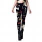 2023 New Christmas clothing Snow Digital Printing Bottom Pants Female Fet Foot Tight Yoga Pants Female