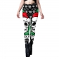 2023 New Christmas clothing Snow Digital Printing Bottom Pants Female Fet Foot Tight Yoga Pants Female